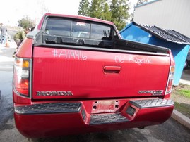 2006 HONDA RIDGELINE RTL BURGUNDY 3.5L AT 4WD A19916